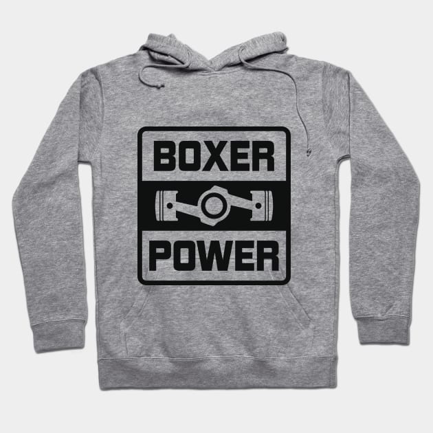 Boxer Engine Power Sports Car - Flat Six - Flat 6 - Flat Engine Hoodie by JDM-Rey